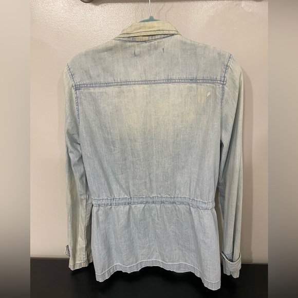 Vintage white washed denim jacket - Picture 5 of 7